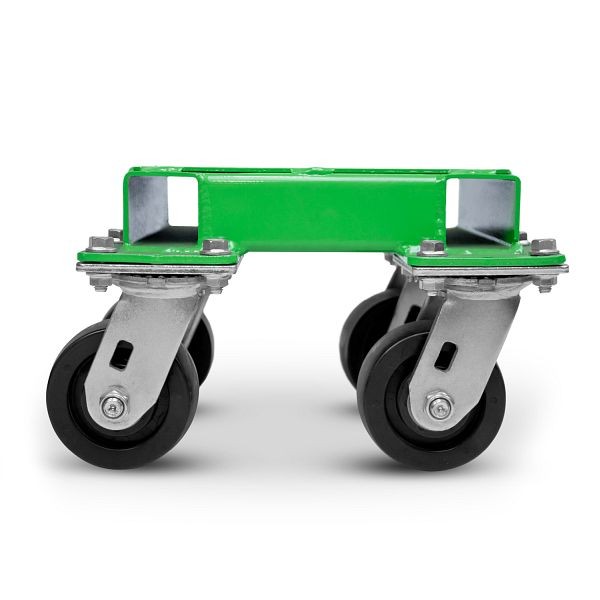 NU-WAVE Steel dolly with 4" swivel phenolic casters, 1400 lb capacity, NWD-SD/1400
