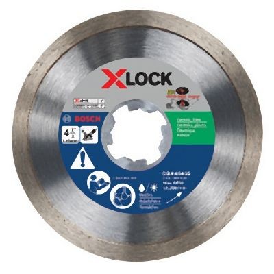 Bosch 4-1/2 Inches X-LOCK Continuous Rim Diamond Blade, 2610046629