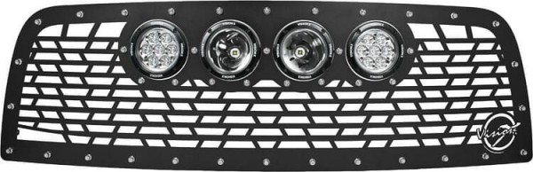 Vision-X Light Cannon Cg2 Grille, 2013-Current Dodge Ram 2500/3500 without Lights, XIL-OEGC13DHD