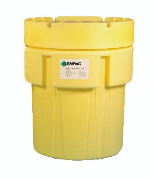 ENPAC 600 Gallon Poly-Overpack Drum, Yellow, 1051-YE