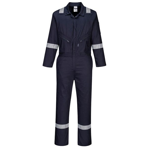 Portwest Iona Cotton Coverall, Navy, L, C814NARL