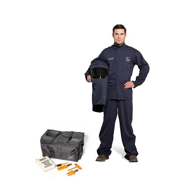 OEL 25 CAL Jacket and Bib Overalls Kit - (Without Gloves) with Switchgear Hood, Size: S, AFW25-NJB-S