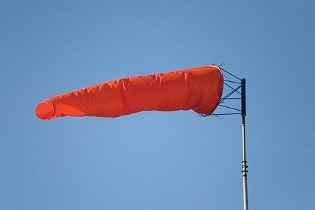 Safety Flag Replacement Airport Windsocks-Vinyl 10''x36'', WS10