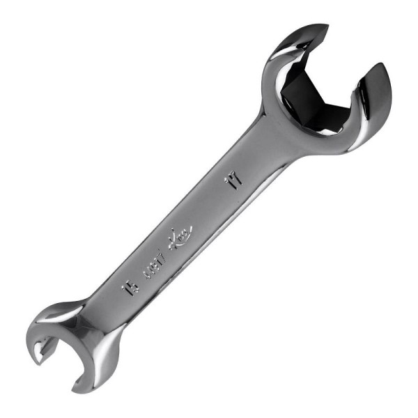 K Tool International Wrench 15mm x 17mm Flare Nut 5 Point, KTI44917