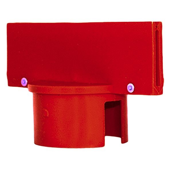 Mr. Chain 3-Inch Stanchion Sign Adapter, Red, 93005