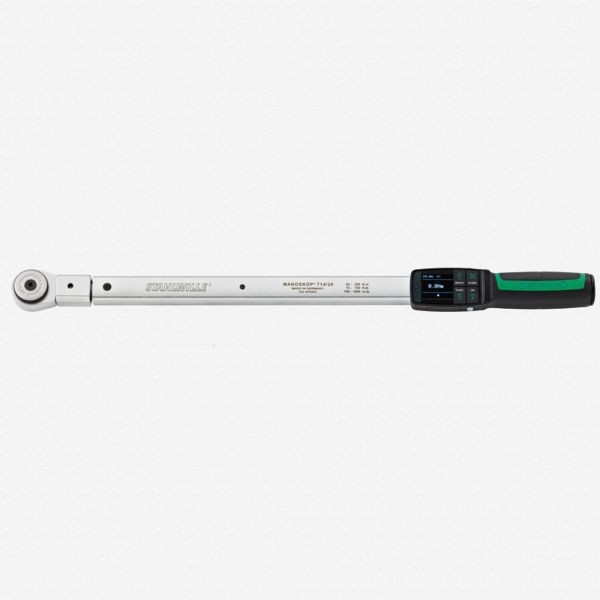Stahlwille 714R MANOSKOP tightening angle torque wrench, size 20; 20-200 Nm, 1/2" + 14x18 mm, ST96501020