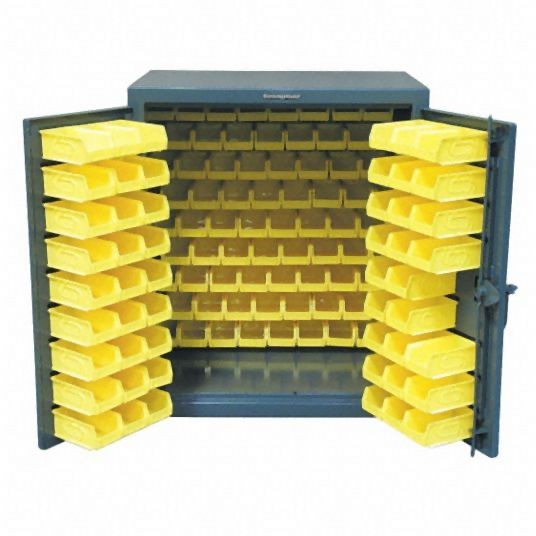 Strong Hold Bin Cabinet, Total Number of Bins 96, 33-BB-200