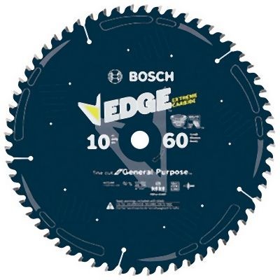 Bosch 10 Inches 60 Tooth Edge Circular Saw Blade for Fine Finish, 2610041299