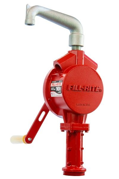 Fill-Rite Rotary Hand Pump, Spout, and Suction Pipe Included, FR113