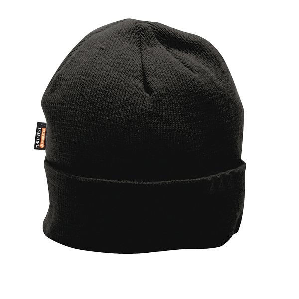 Portwest Knit Hat Insulatex Lined, Black, B013BKR