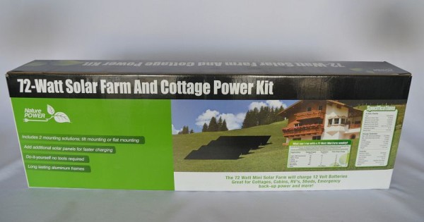 Nature Power 72 Watt Mini Solar Farm Kit, 40060