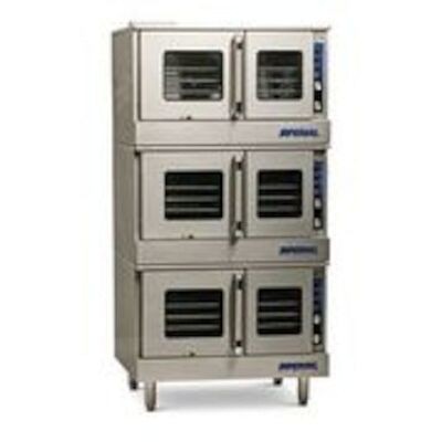 Imperial Provection oven, gas, 36" W, triple deck, in shot burners, thermostat control, PRV-3