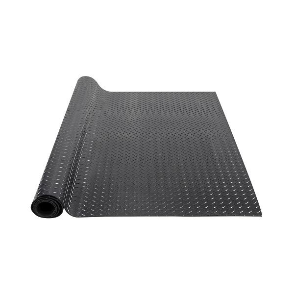 VEVOR Diamond-Plate Rubber Flooring Roll, 3 mm x 4 ft x 10 ft Garage Floor Mat, XJCKDDXJ410FQR6Z7V0