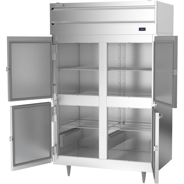 Beverage-Air P-Series Warming Cabinet, Half-Solid Double Door, Exterior Dimensions: WxDxH: 52 1/8" X 34 5/8" X 83 3/4", PH2-1HS