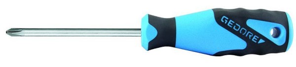 GEDORE Screwdriver Phillips PH0, 3-component handle, length 145 mm, Tool, 2160 PH 0, Steel, 6683110