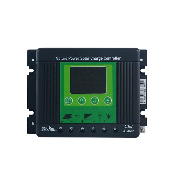 Nature Power 30 Amp Solar Charge Controller With Display, 60032