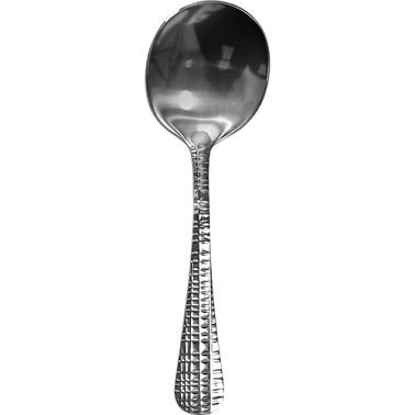 International Tableware Dresden 18/8 Stainless Bouillon Spoon 6", Silver, Quantity: 12 pieces, DR-113