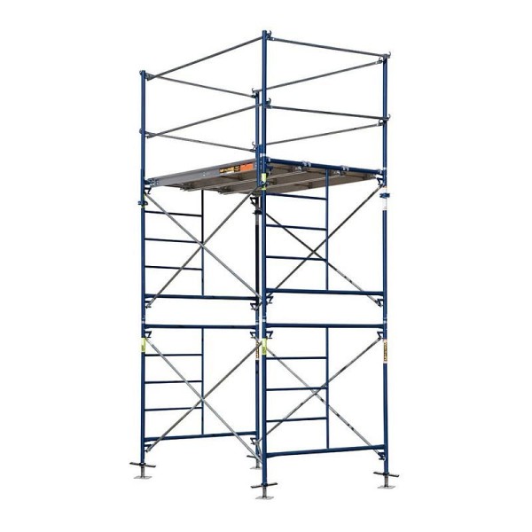 Metaltech Complete scaffold tower with 24" leveling jacks, M-MFT5710