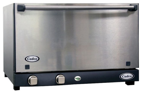 Cadco Half Size Manual Convection Oven with Stainless Door, OV-013SS