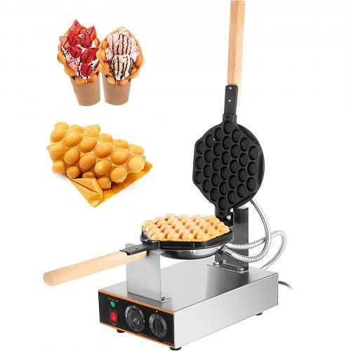 VEVOR Electric Egg Cake Oven Egg Bread Maker Waffle Stainless Steel Machine, SC-X30JDZJ0000001V1