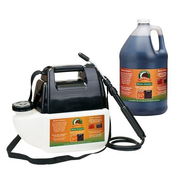 Bare Ground Just Scentsational Bark Mulch Colorant, Battery Powered Sprayer with 1 Gallon, Brown, MCBPS-1BRN