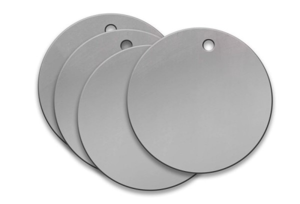 C.H. Hanson Tag-3" Round Stainless Steel pack of 25, 43471