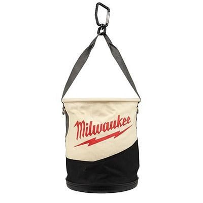 Milwaukee Canvas Utility Bucket with Pockets, 48-22-8270