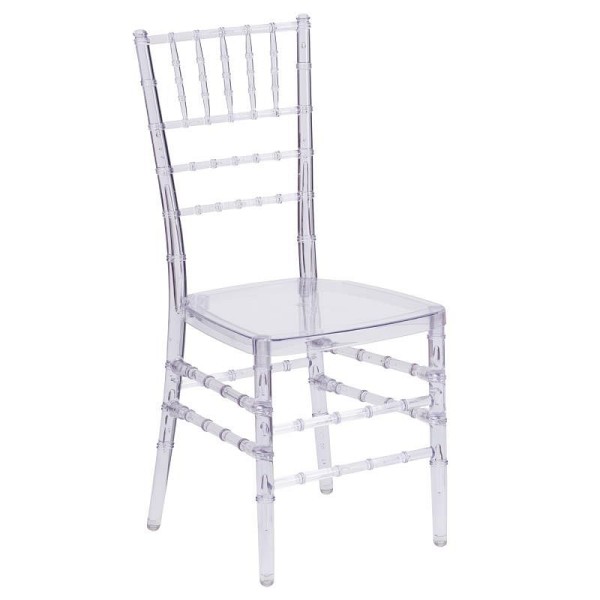 Flash Furniture Flash Elegance Crystal Ice Stacking Chiavari Chair, BH-ICE-CRYSTAL-GG