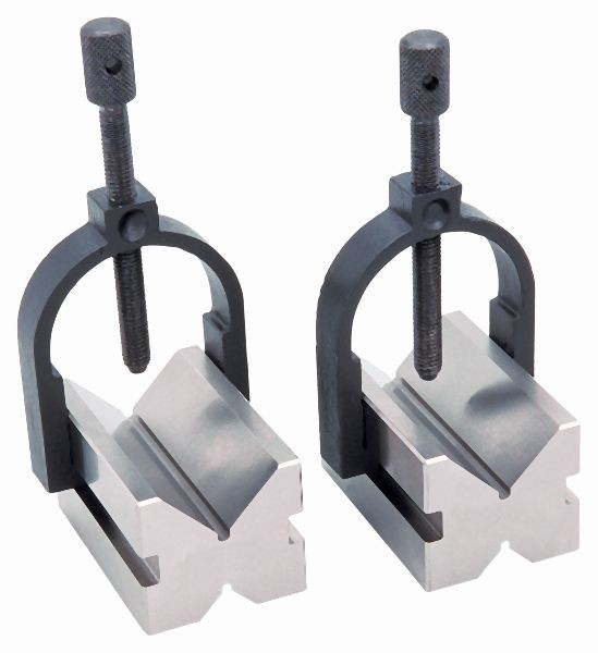 Groz Precision V-Block and Clamp, 4x 32 x 32mm, 3000