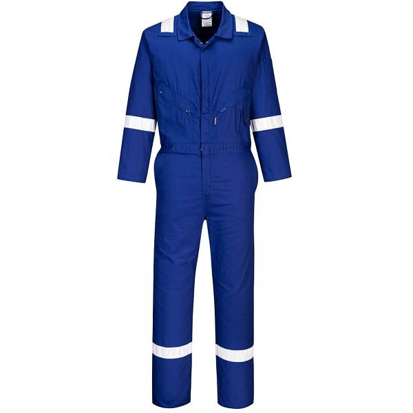 Portwest Iona Cotton Coverall, Royal Blue, L, C814RBRL