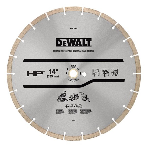 DeWalt 14" Segmented HP General Purpose, DW47410