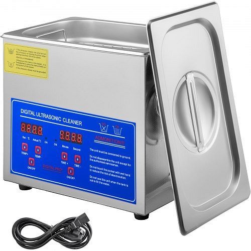VEVOR Professional Ultrasonic Cleaner, Easy to Use with Digital Timer & Heater, Stainless Steel Industrial Machine for Parts, 110V, JPS-20ACSBQXJ0001V1