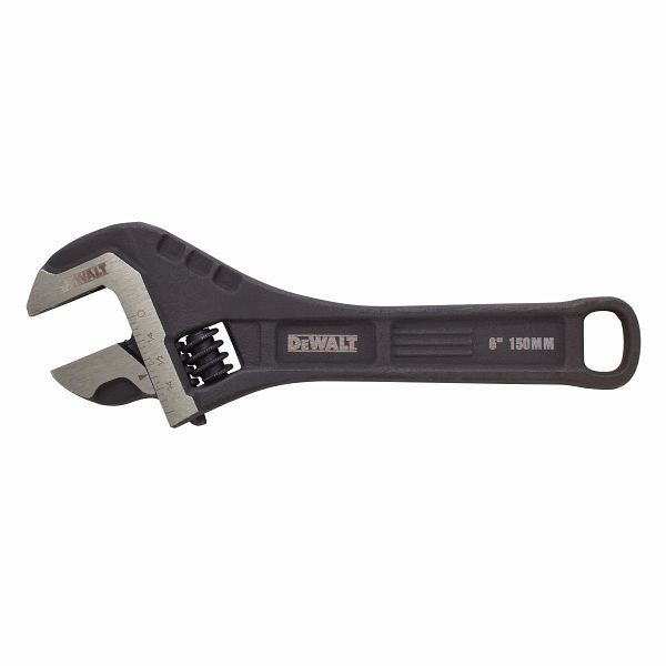 DeWalt 6" All-Steel Adjustable Wrench, DWHT80266