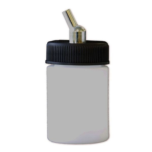 Paasche 1oz Plastic Bottle Assembly for VL, MIL, SI, & TS, BA-60-1P