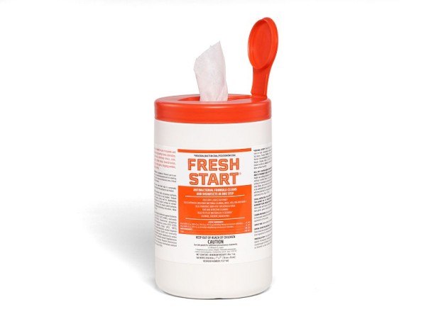 Bro-Tex Fresh Start Disinfecting Wet Wipes, 160 per Unit, Case of 6 Units, 27160
