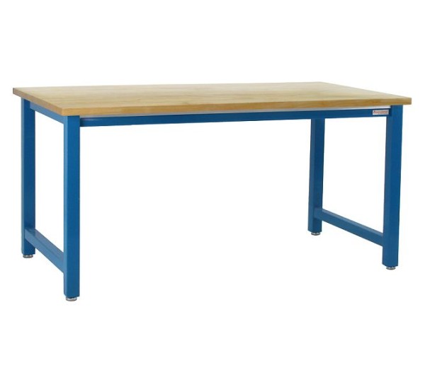 BenchPro Kennedy Series Workbench, Solid 1.75" Thick, Lacquered Finish Maple Butcher Block Top, 24"W x 24"L x 32"H, 6,600lbs Capacity, KWL2424