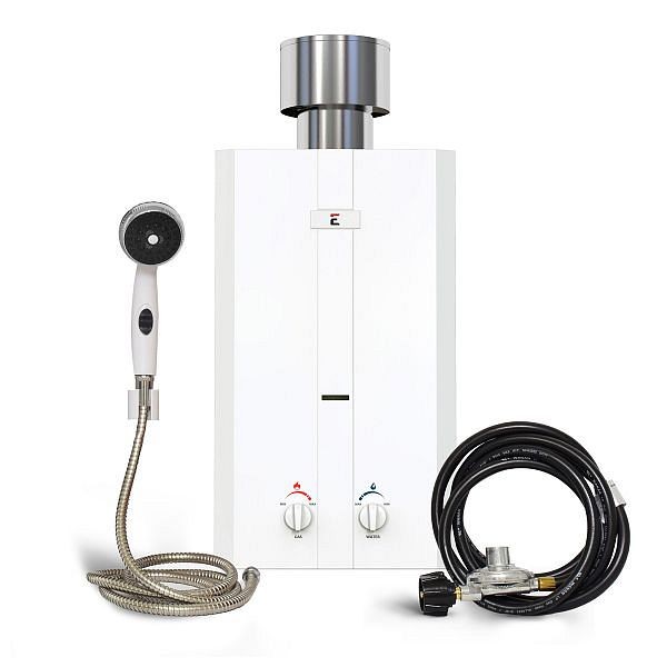 Eccotemp L10 3.0 GPM Portable Outdoor Tankless Water Heater with Shower Set, L10-SET