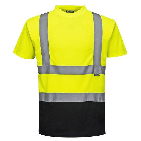 Portwest Two-Tone T-Shirt, Yellow/Black, 4XL, S378YBR4XL