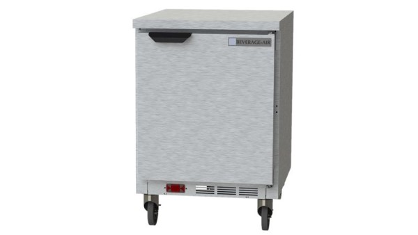 Beverage-Air Worktop Freezer Solid Door With Flat Top, Exterior Dimensions: WxDxH: 24" X 32" X 35 5/8”, WTF24AHC-FLT