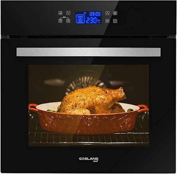 GASLAND 24" Built-in Electric Oven, 11 Cooking Function, Tempered Glass Finish, ES611TB