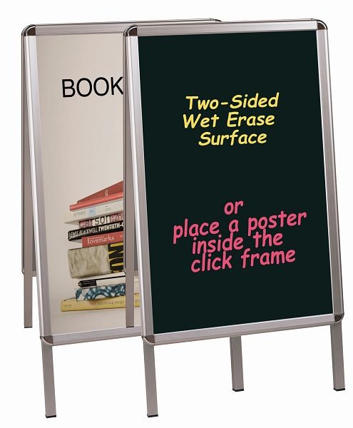 MasterVision Wet Erase A-Frame Sign Board & Poster Holder, DKT30505072