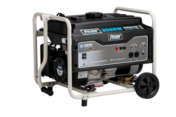 Pulsar 3500W Generator rated 3000W with CO Alert, PG3500MRCO