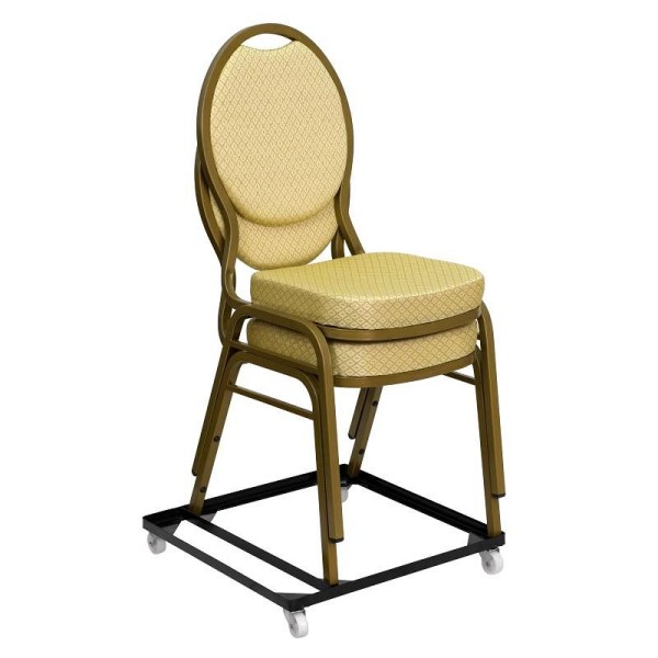 Flash Furniture HERCULES Series Steel Stack Chair and Church Chair Dolly, FD-BAN-CH-DOLLY-GG