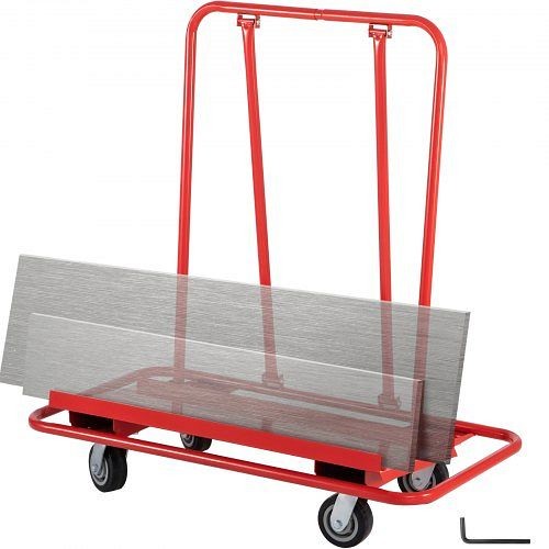VEVOR Drywall Cart 2200 lbs Dolly Handling Sheetrock Sheet Panel Service Cart, YMTCHSTZBDDWC1YQVV0
