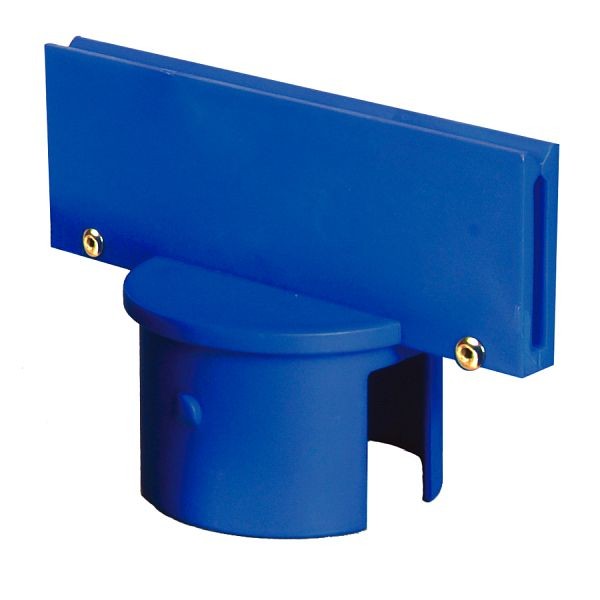 Mr. Chain 3-Inch Stanchion Sign Adapter, Blue, 93006