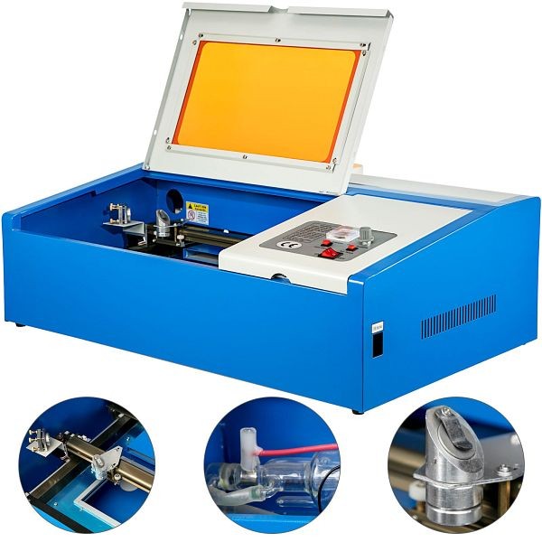 VEVOR Updated 40W CO2 Laser Engraver Engraving Cutting Machine USB 12 x 8 in, USBKZJ00000000001V1