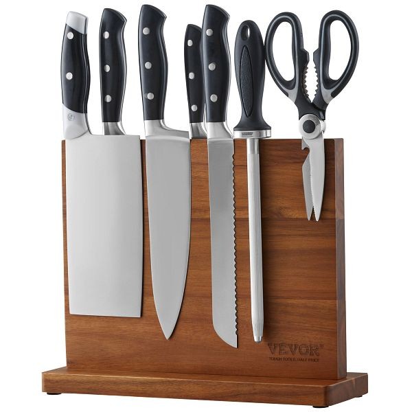 VEVOR Magnetic Knife Block, 12 inch Home Kitchen Knife Holder, ZMCXDJJ12YCMOKPENV0