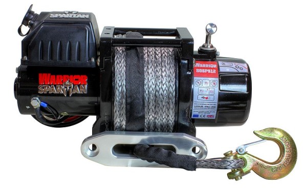 DK2 6,000LB Spartan Series Planetary Gear Winch with synthetic rope, 6000-SR
