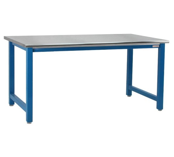 BenchPro Kennedy Series Workbench, Stainless Steel Top, Round Front Edge, 24"W x 24"L x 32"H, 6,600lbs Capacity, KNR2424