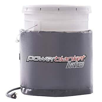 Powerblanket Lite 5-Gallon Insulated Bucket Heater, Fixed Temp 145°F, PBL05